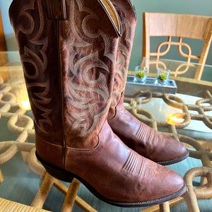 Justin Vintage Cowboy Boots Mens 11EE
